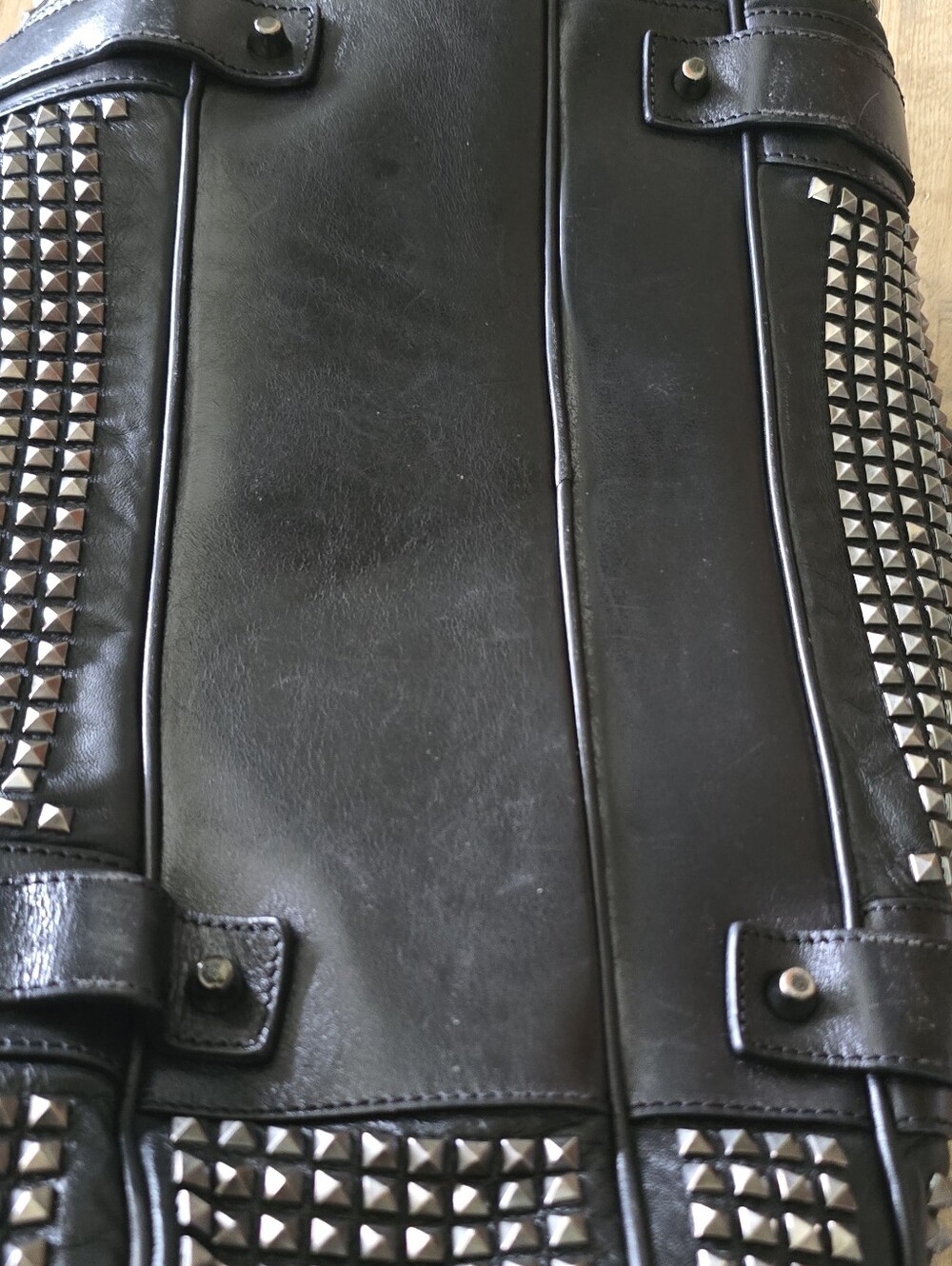 Burberry Prorsum Knight Studded Leather Purse Bag - Picture 8 of 11